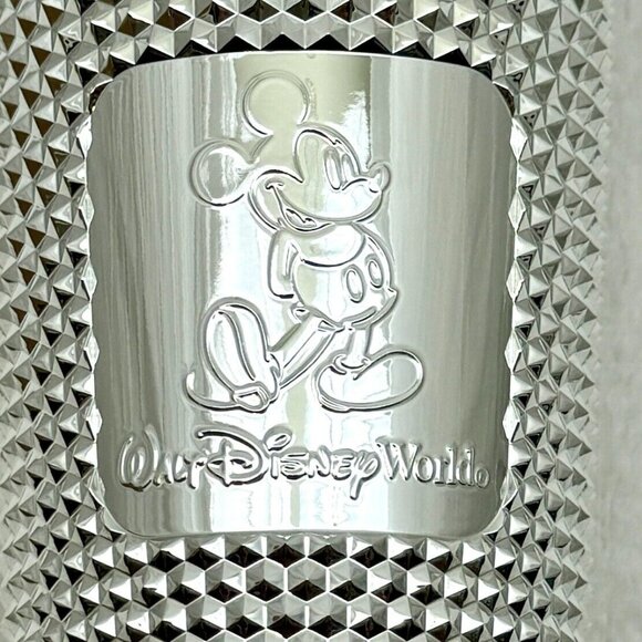 Walt Disney World Starbucks Limited Edition Silver Studded Vente Tumbler Cap Str - Picture 2 of 6